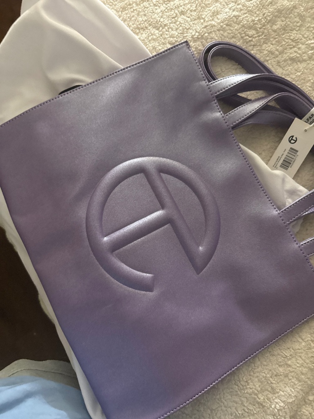 Iridescent Telfar Bag
